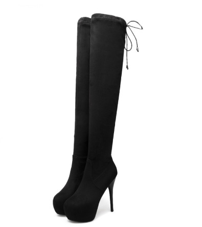 Knee-High Women's Stiletto Stretch Boots
