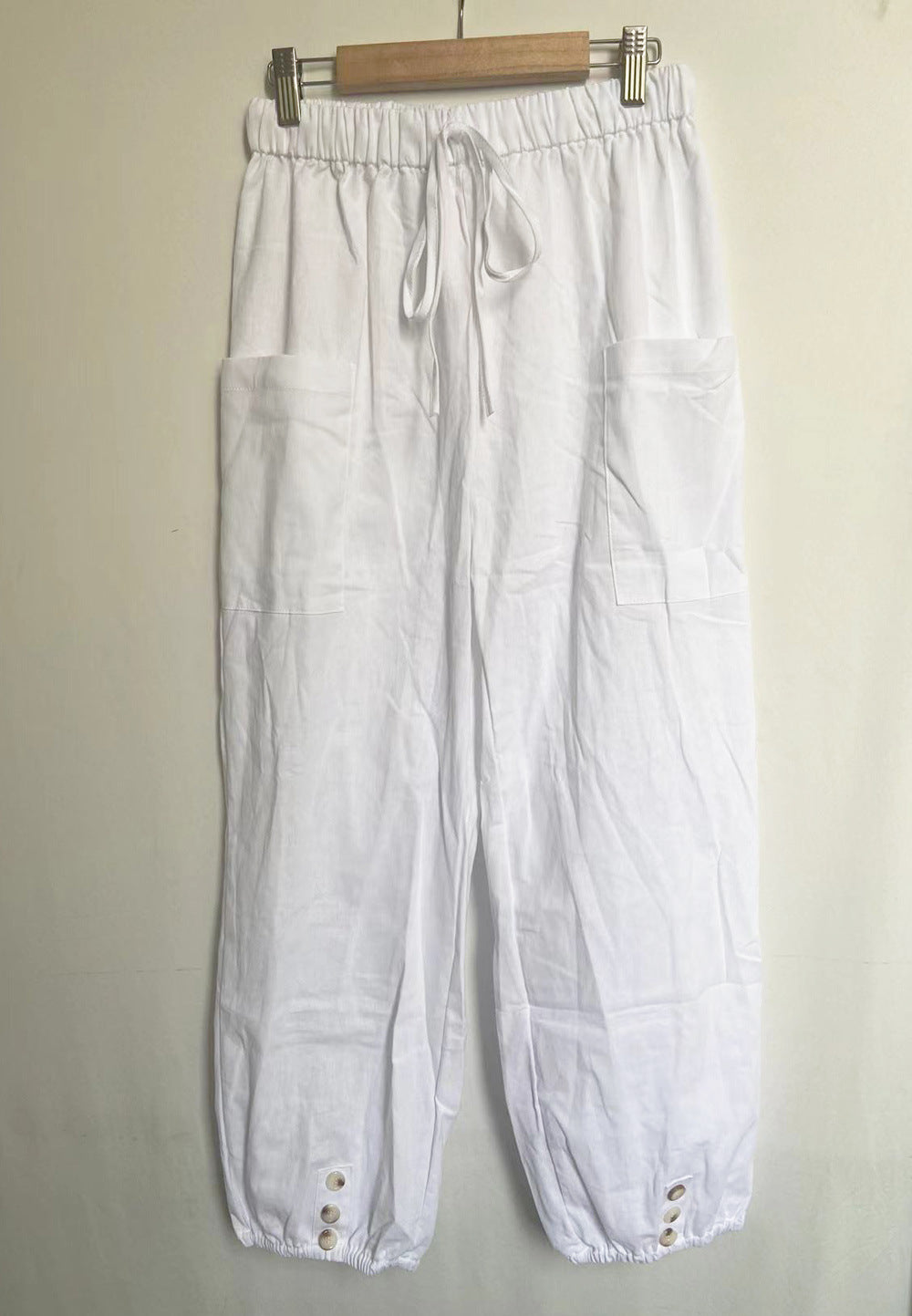 Women's Casual Nine-point Pants Wide Leg - cas7m