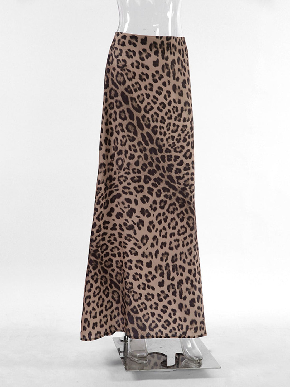 Leopard Print Maxi Skirt - cas7m