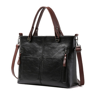 Retro Large-capacity Handbags Simple Crossbody Shoulder Bags For Women - cas7m