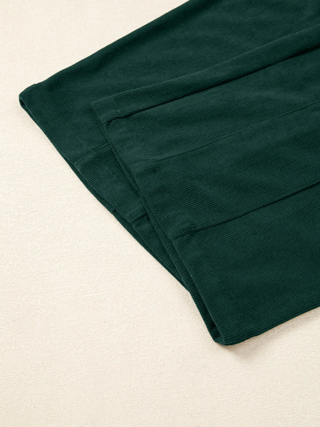 Pocketed Polyester Easy-Care Loungewear Set - cas7m