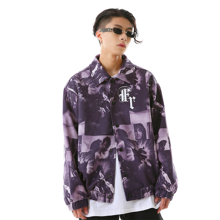 Portrait Full Letter Lapel Jacket - cas7m