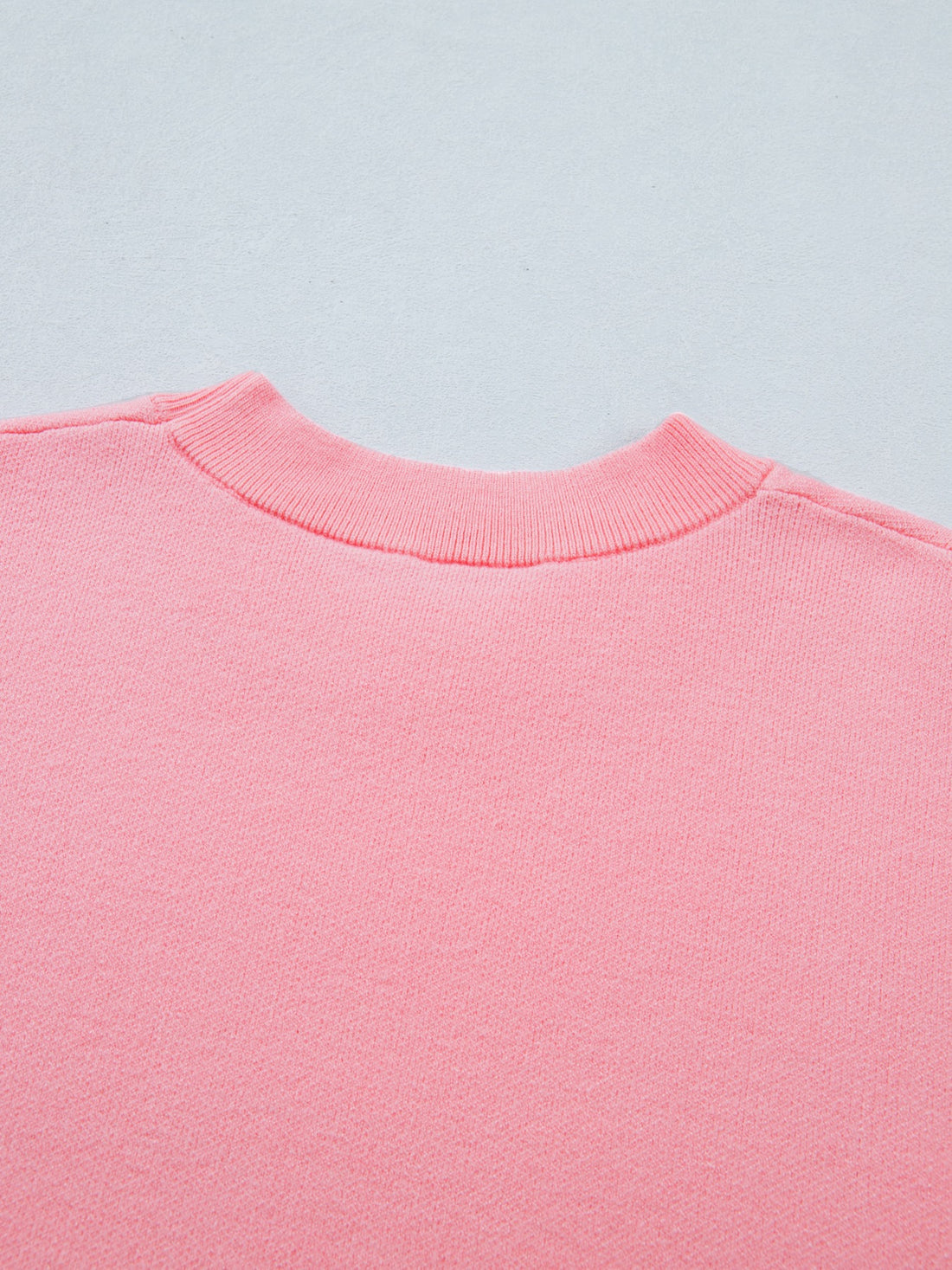 Scalloped Hem 3/4 Sleeve Sweater Top - cas7m