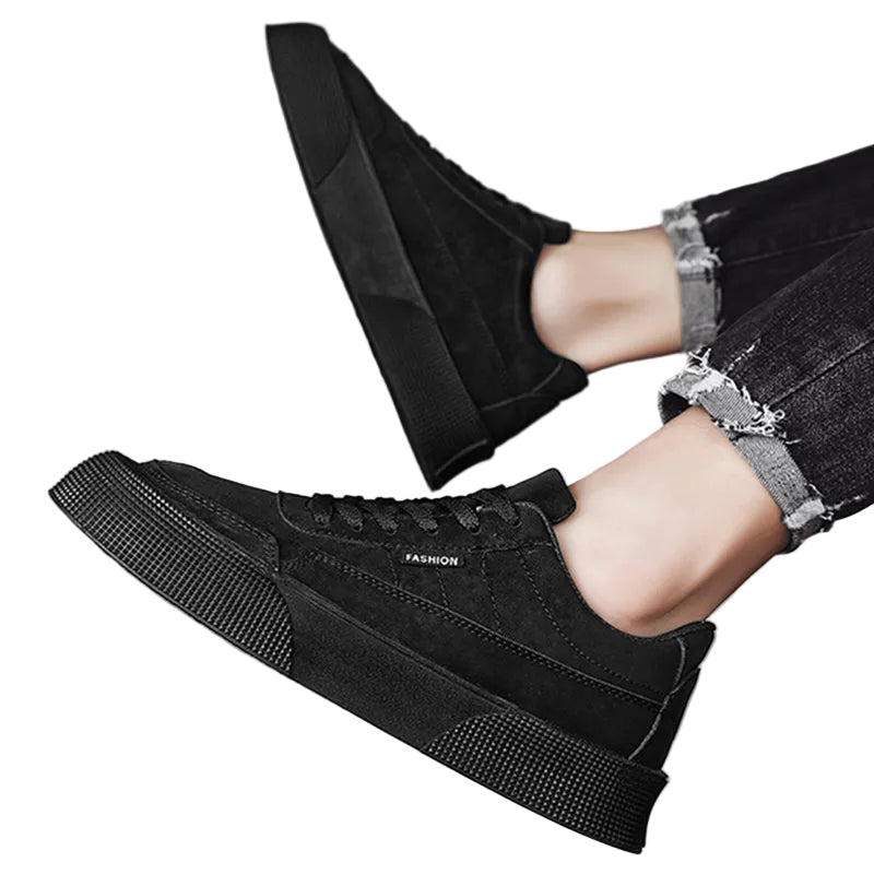 Trendy Low-Top PU Sneakers: Breathable Comfort for All Seasons - cas7m