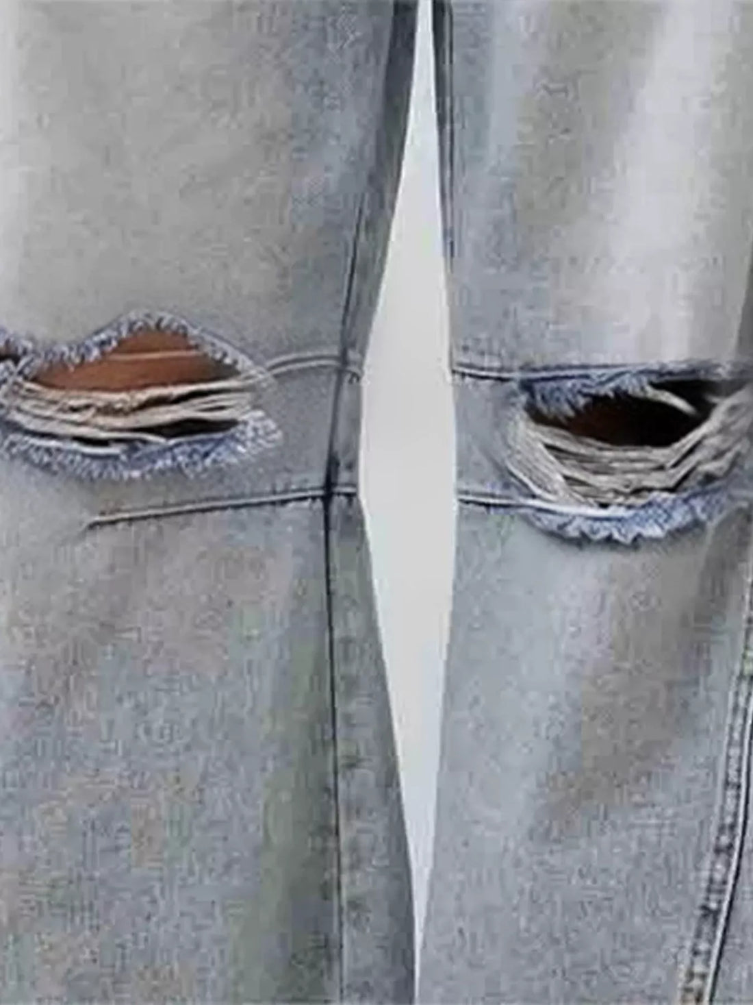 Distressed Wide Leg Jeans - cas7m