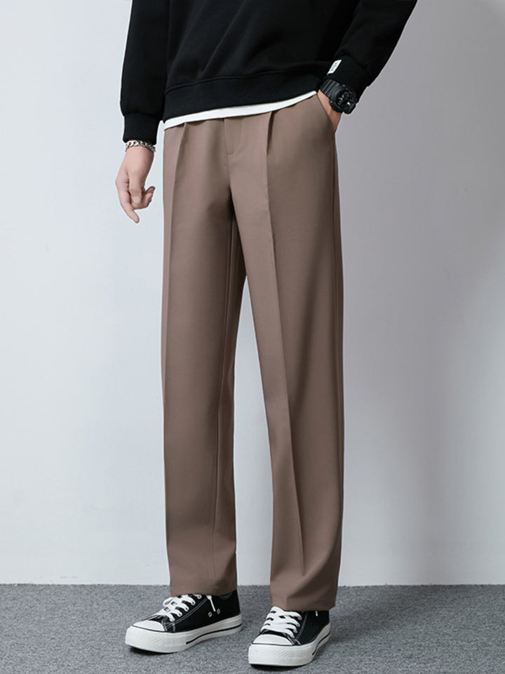 Men's Plus Size Wide Leg Casual Pants - cas7m