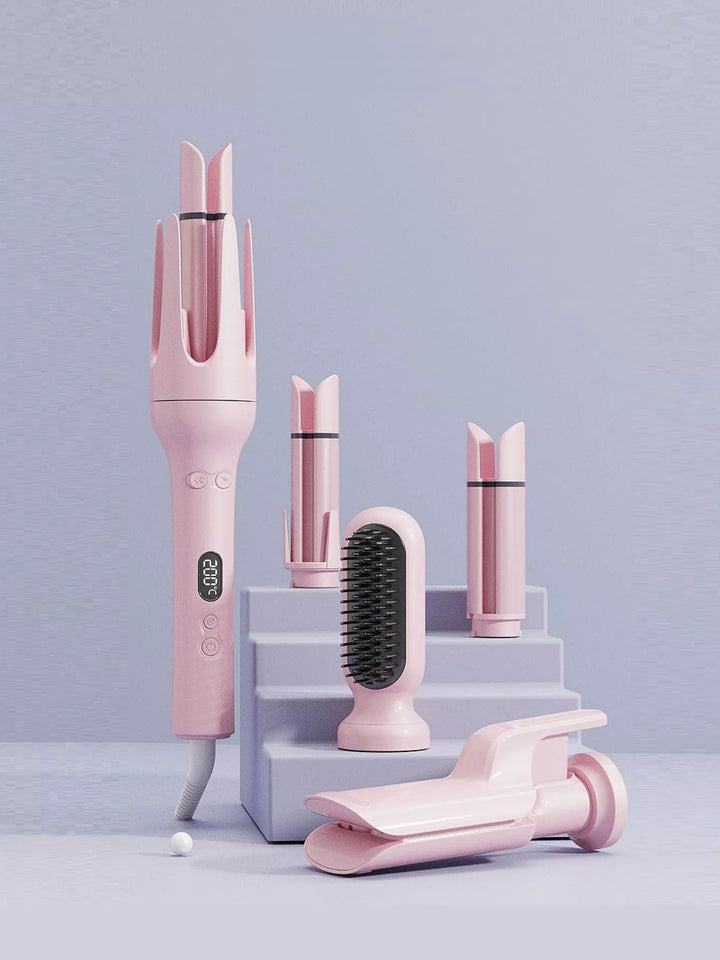 Auto-Rotate Ceramic Curling Iron: Salon-Quality Curls at Home - cas7m