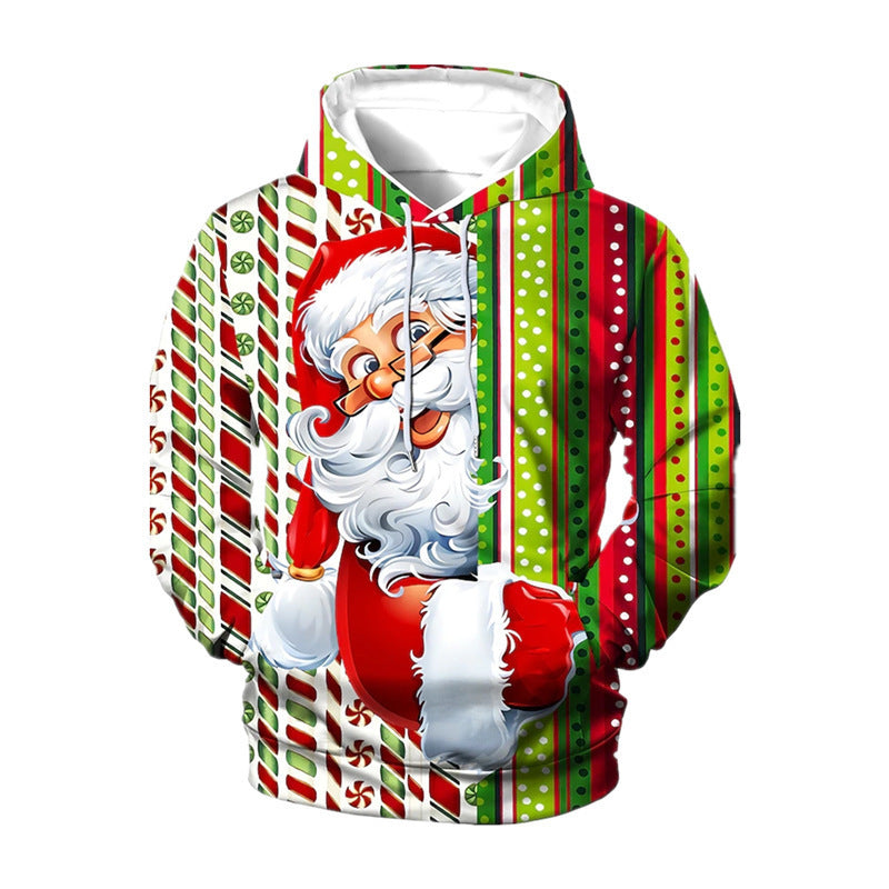 Santa Claus 3d Printed Hoodie - cas7m