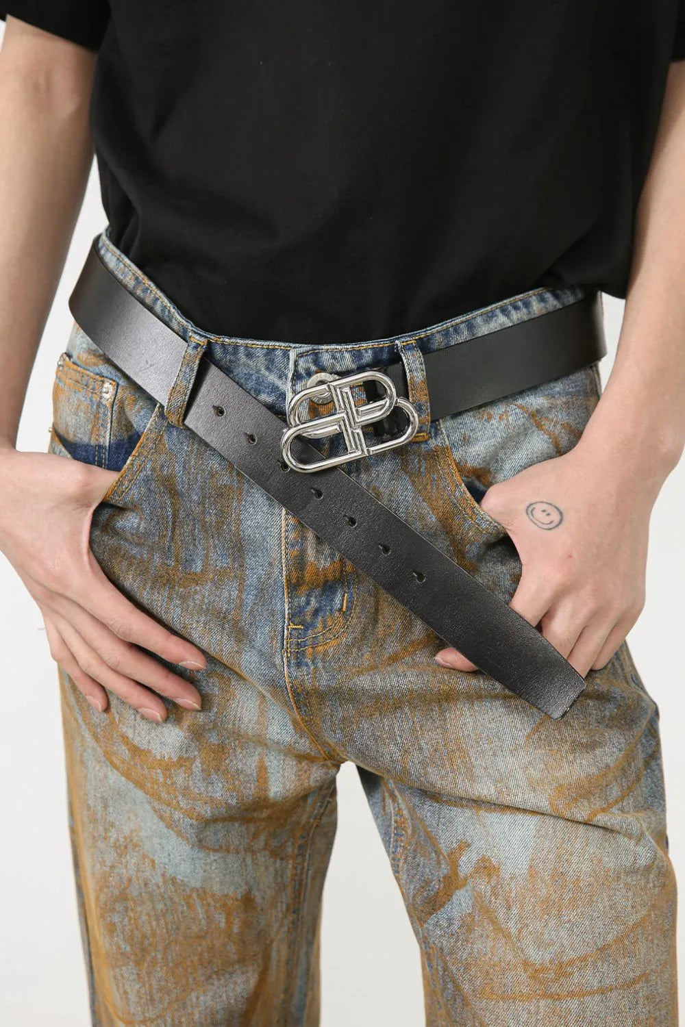 Men's Baggy Jeans with Pockets - cas7m