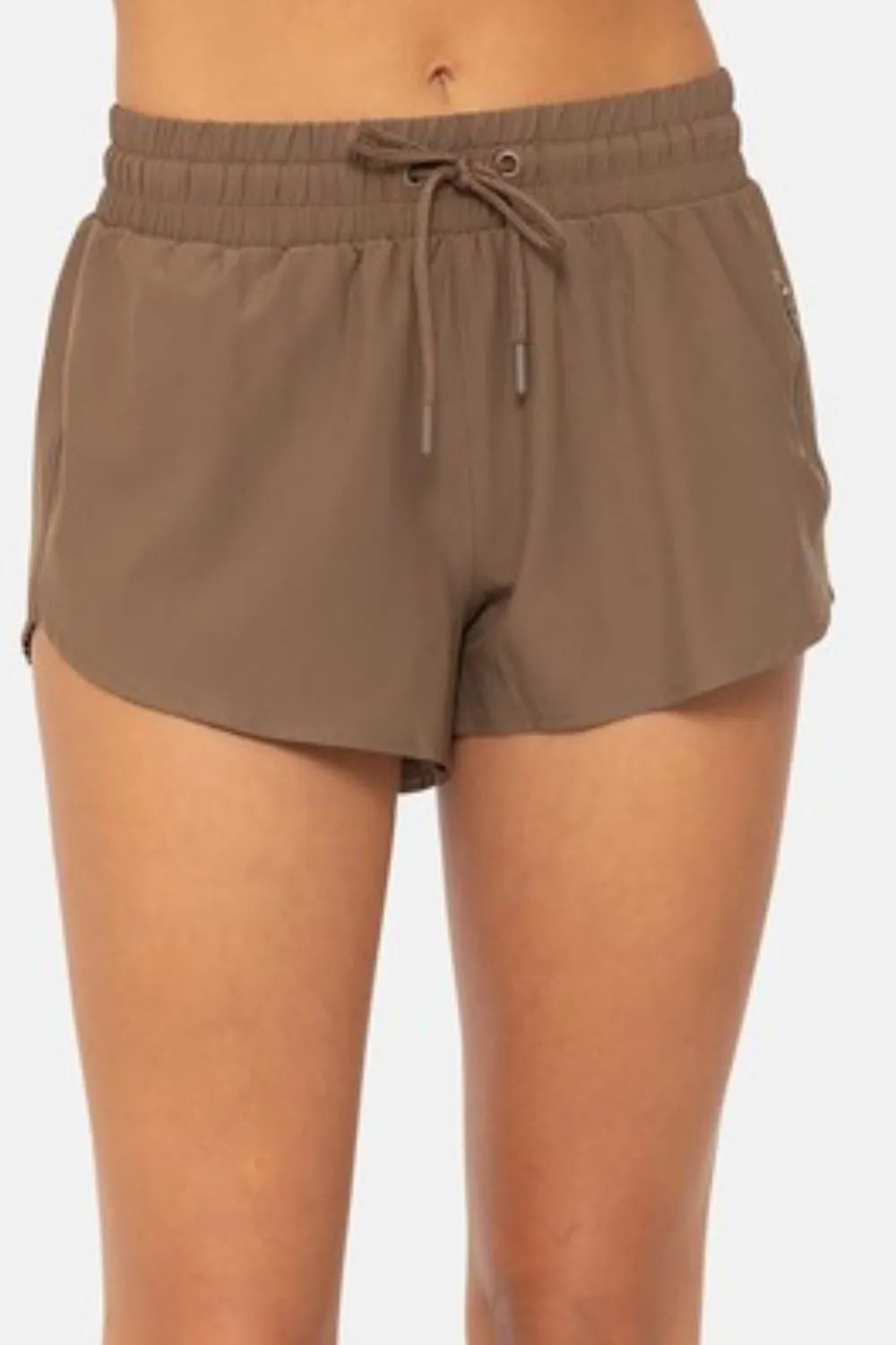 MONO B Drawcord Mini Shorts - cas7m