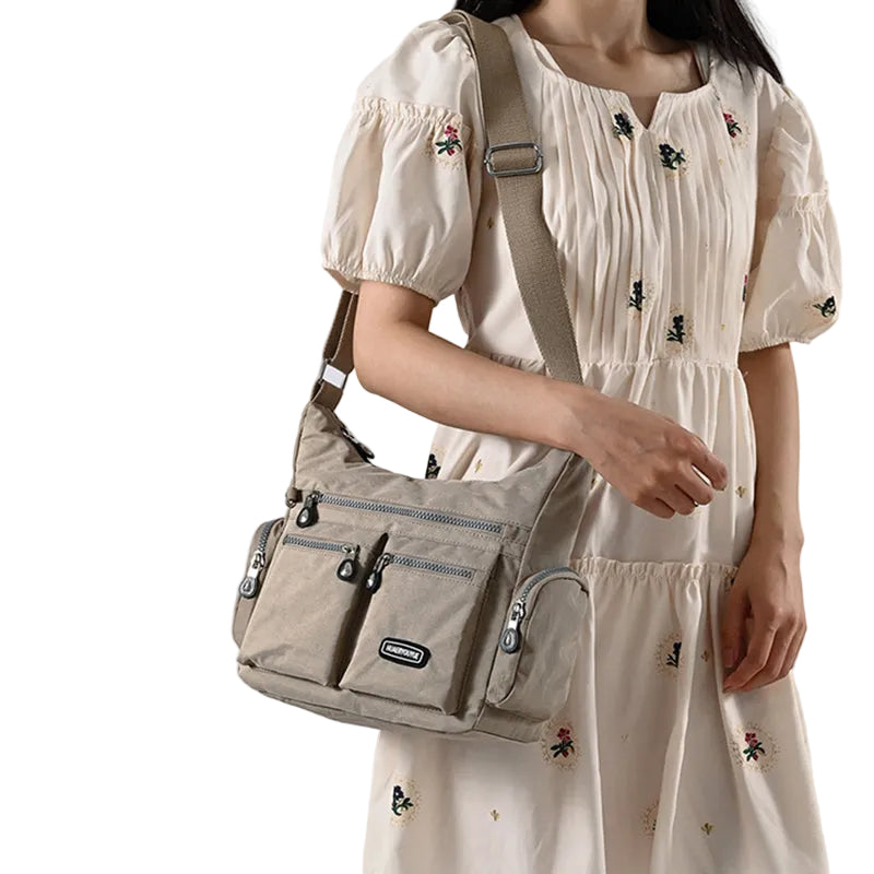 Retro European Nylon Messenger Bag - Stylish Colors & Versatile Use - cas7m