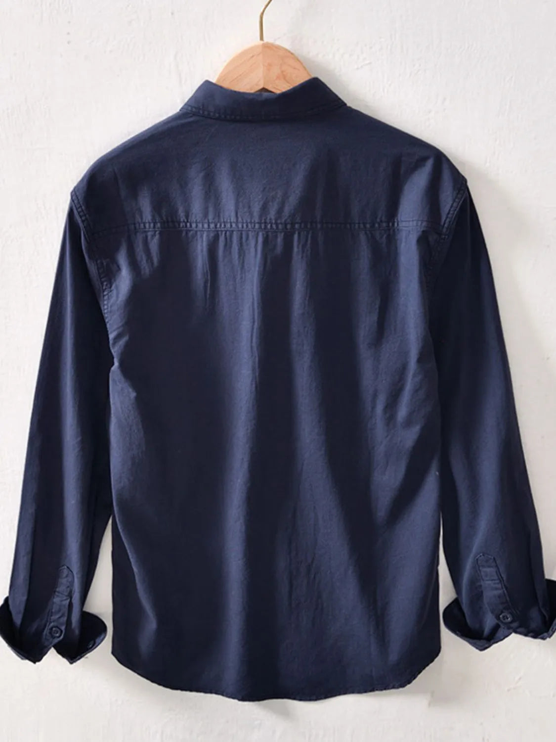 Men's Button Up Long Sleeve Shirt - cas7m