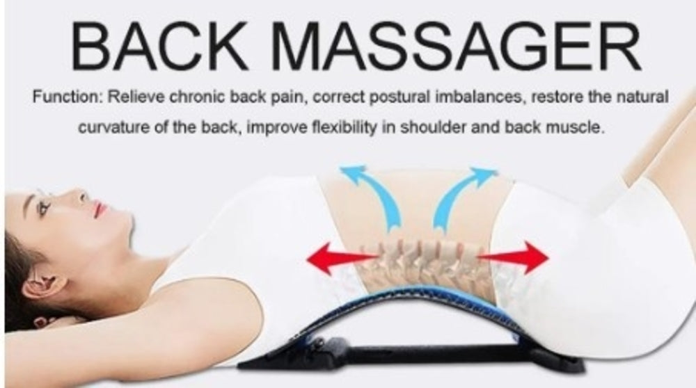 Multiple Level Lumbar Support Massage Stretcher - cas7m