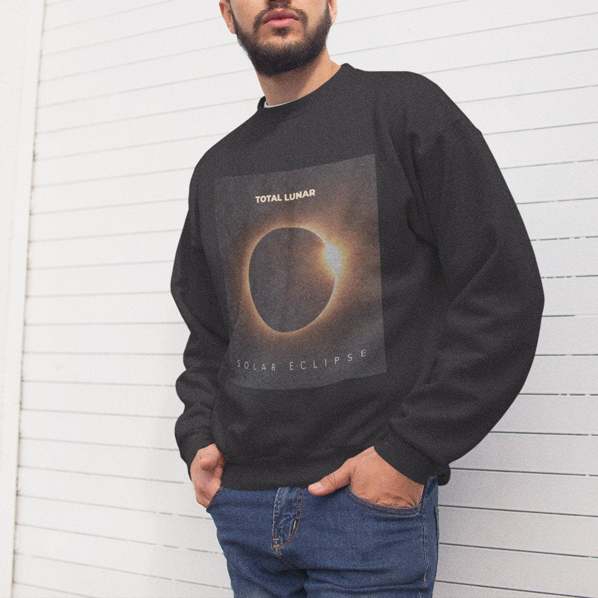 Mens Total Lunar Space Sweatshirt - cas7m