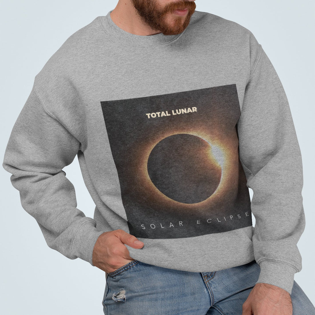 Mens Total Lunar Space Sweatshirt - cas7m