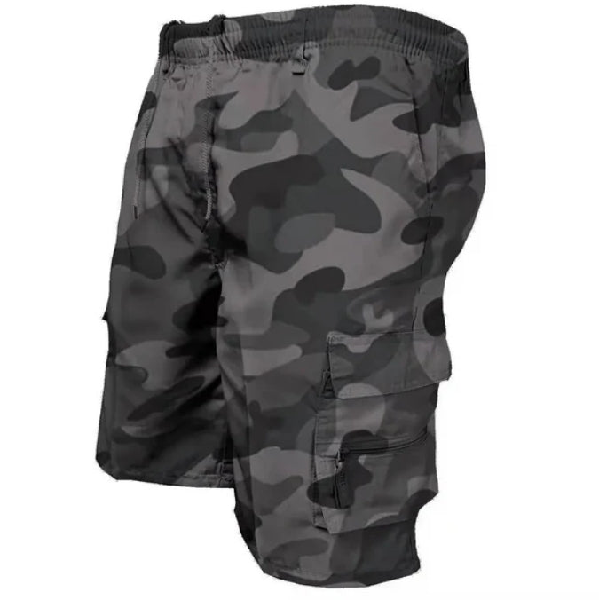 Mens Casual Summer Elastic Waist Shorts - cas7m