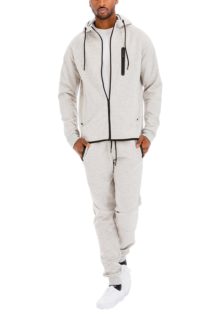 Dyanimc Tech Fleece Track Jacket Jogger Suit - cas7m