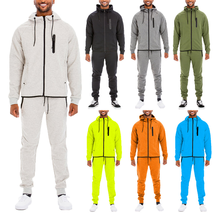 Dyanimc Tech Fleece Track Jacket Jogger Suit - cas7m