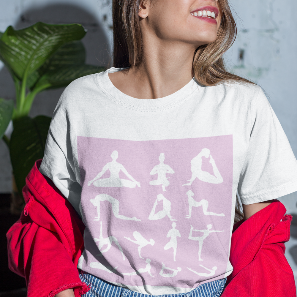 Yoga Sanctuary Print T-Shirt - cas7m
