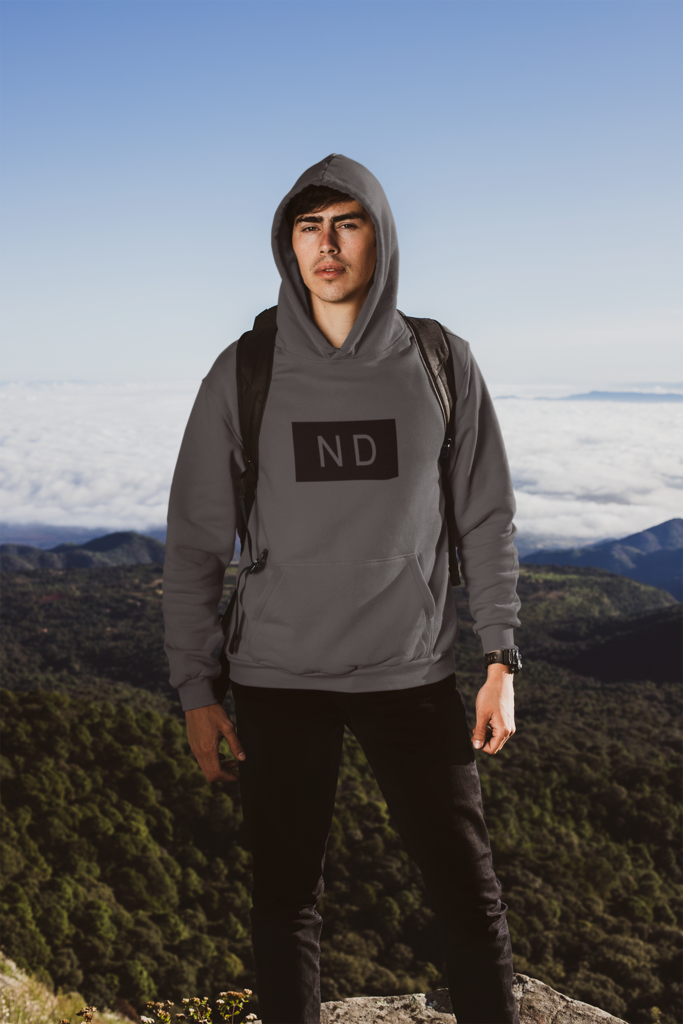Mens Street Style ND Hooded Sweatshirt - cas7m