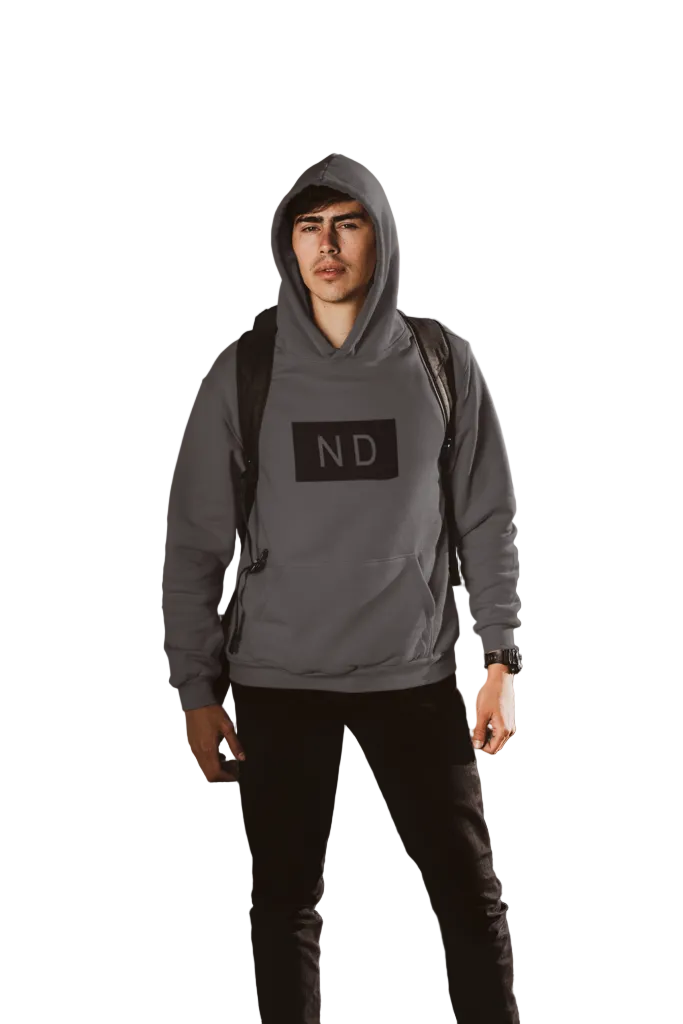 Mens Street Style ND Hooded Sweatshirt - cas7m