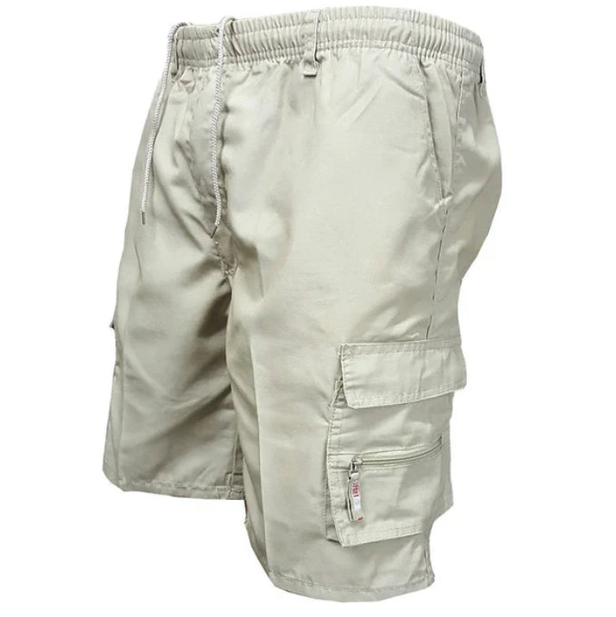Mens Casual Summer Elastic Waist Shorts - cas7m