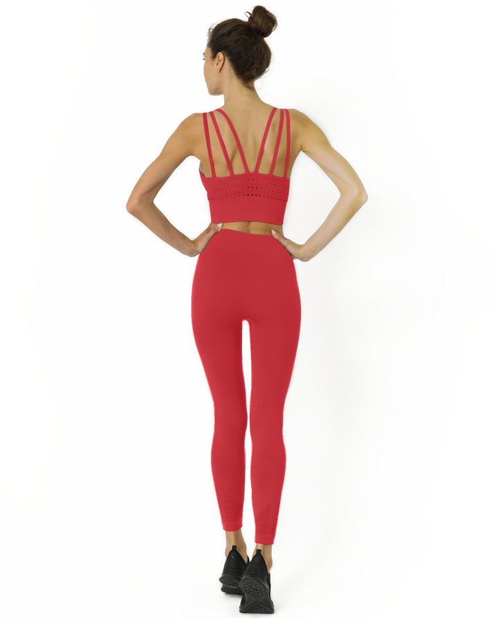 Mesh Seamless Set - Red - cas7m