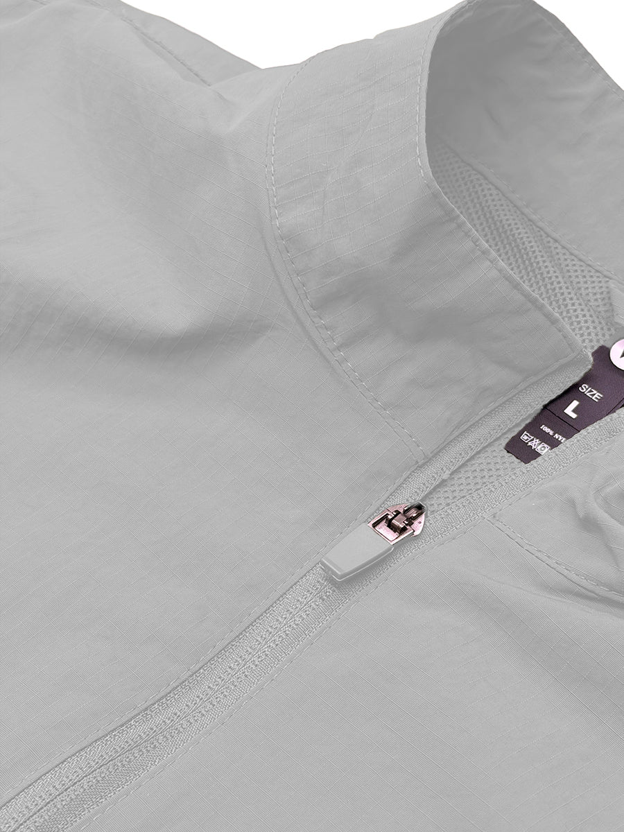 Nylon Quarter Zip Up Pullover