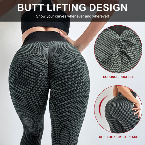 Leggings Women Butt Lifting Workout Sports High Waist Yoga Pants - cas7m