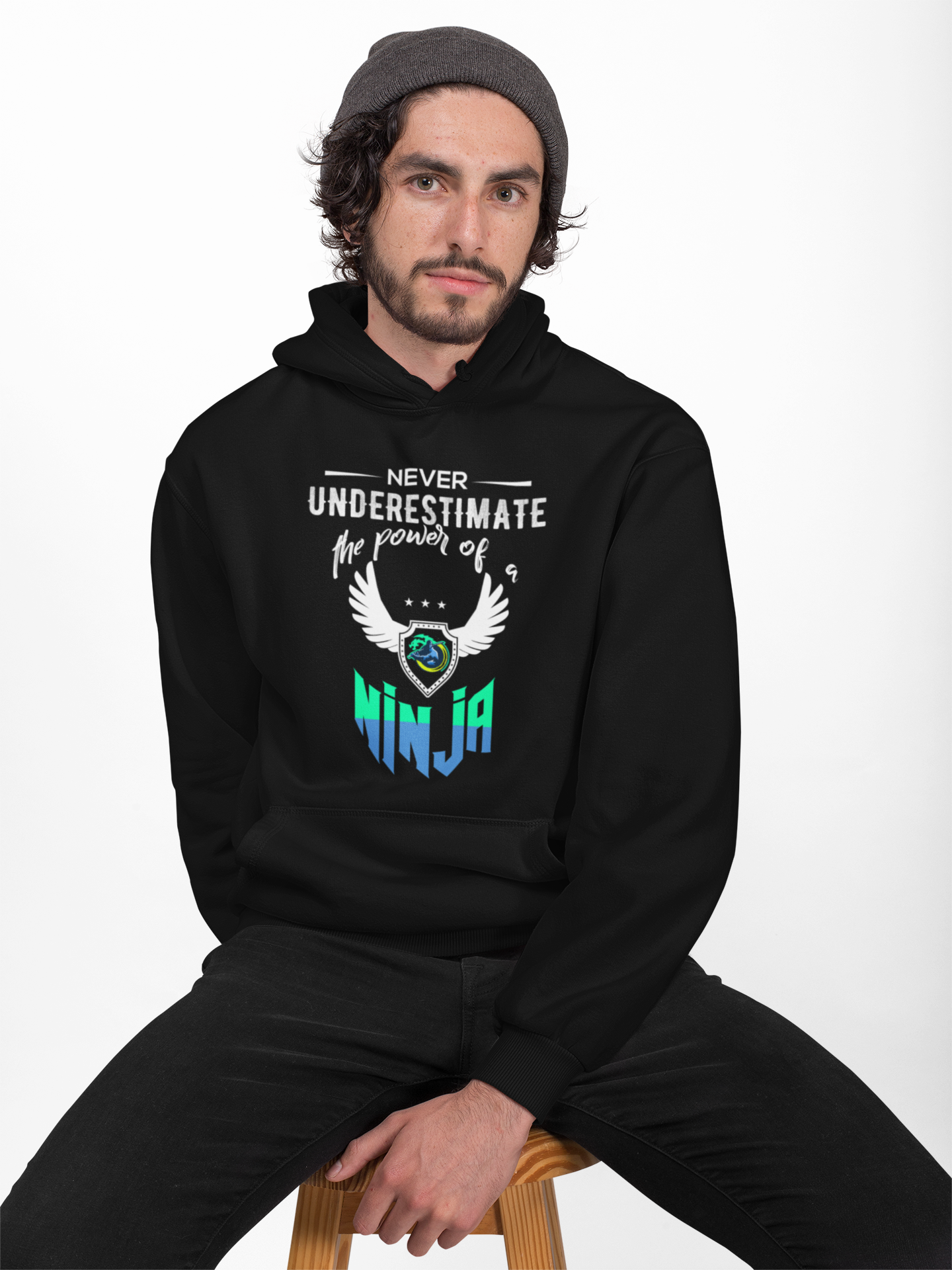 Mens Ninja Hoodie - cas7m