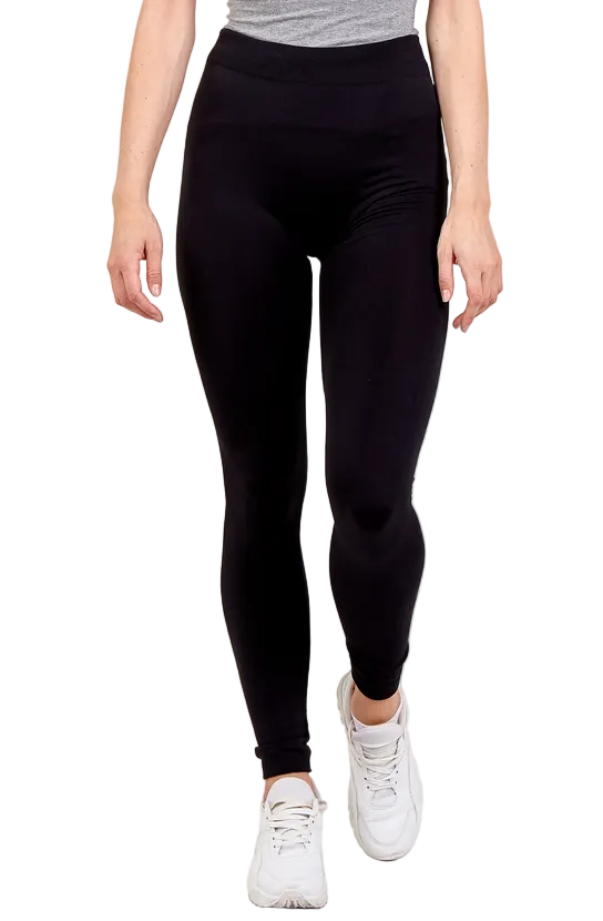 Basic Seamless Leggings - Black
