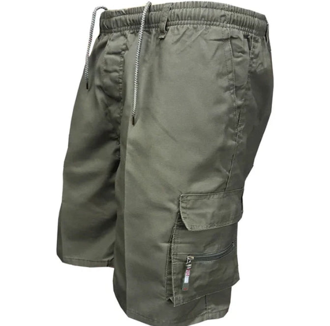 Mens Casual Summer Elastic Waist Shorts - cas7m