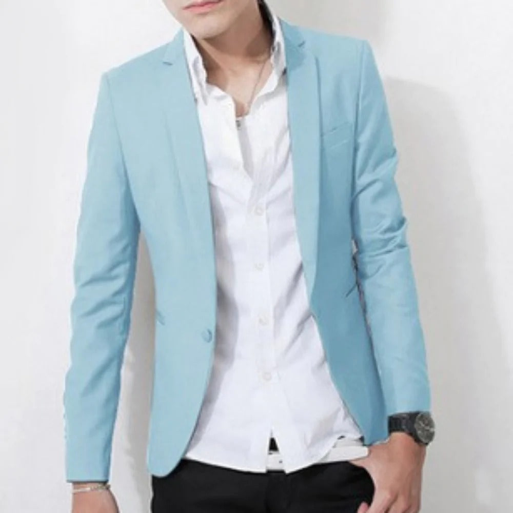 Mens Slim Fit Casual Blazer - cas7m