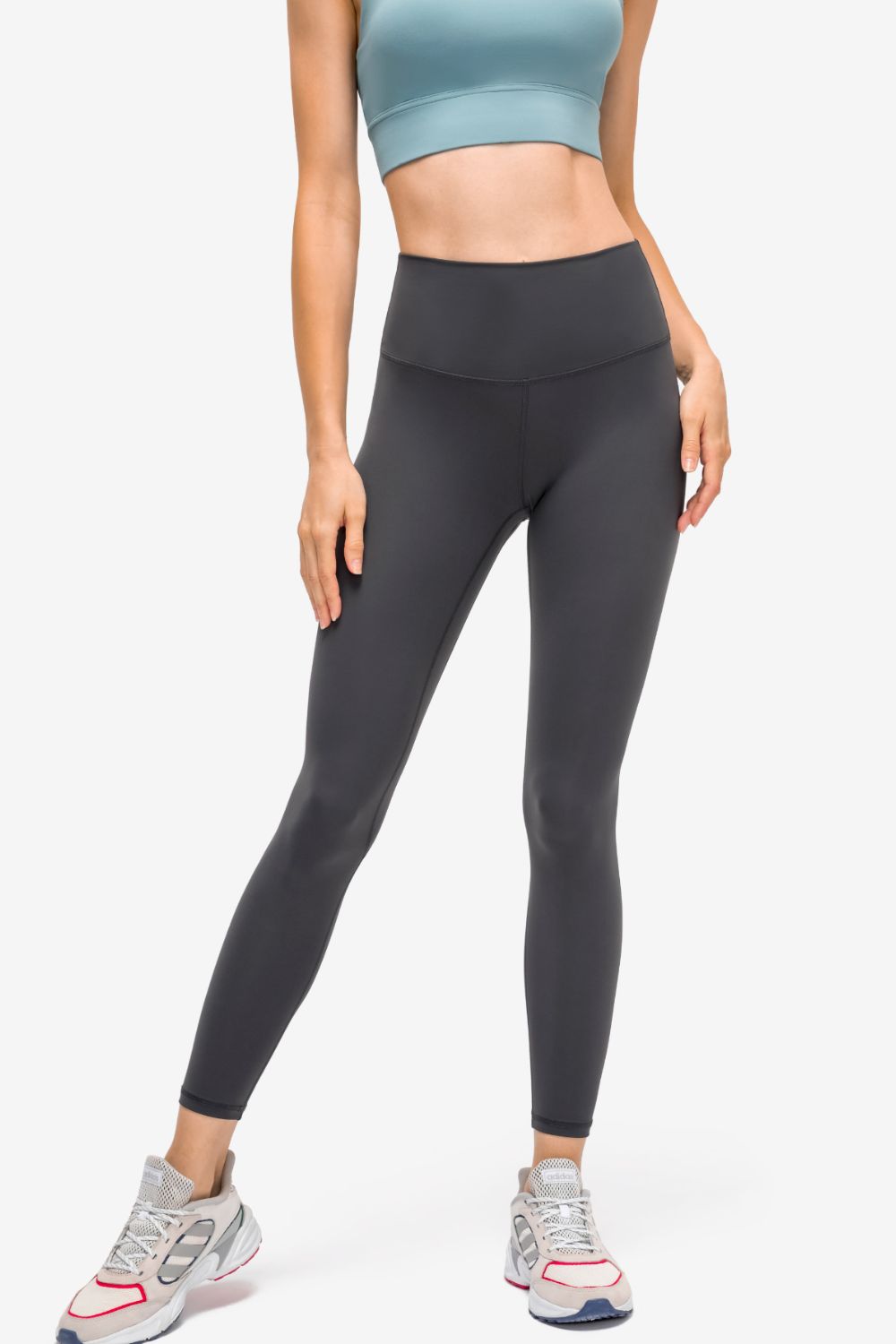 SlimFit High-Rise Butt Lift Leggings with Invisible Pocket - cas7m