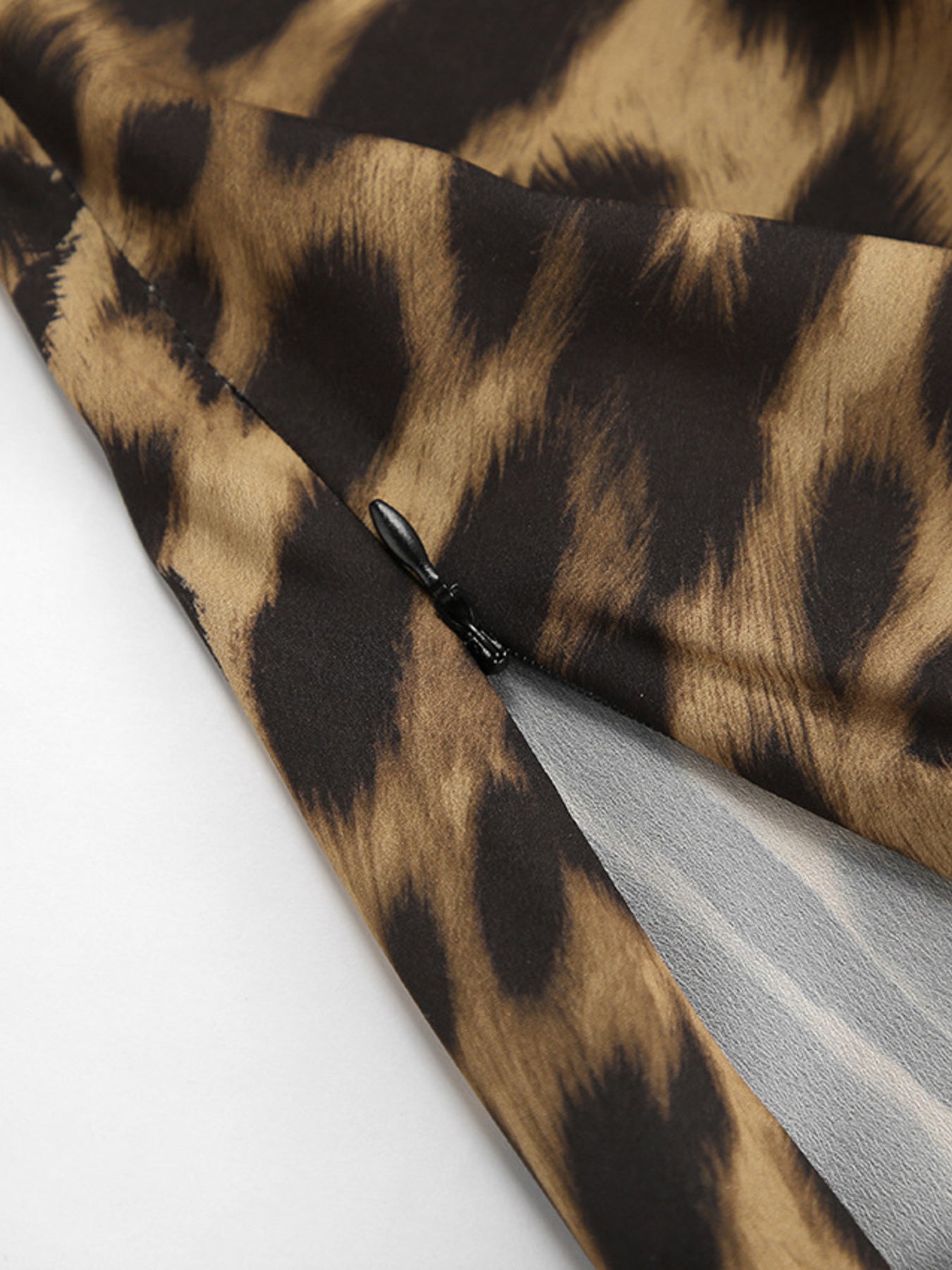 Leopard Print Bodycon Maxi Skirt - cas7m