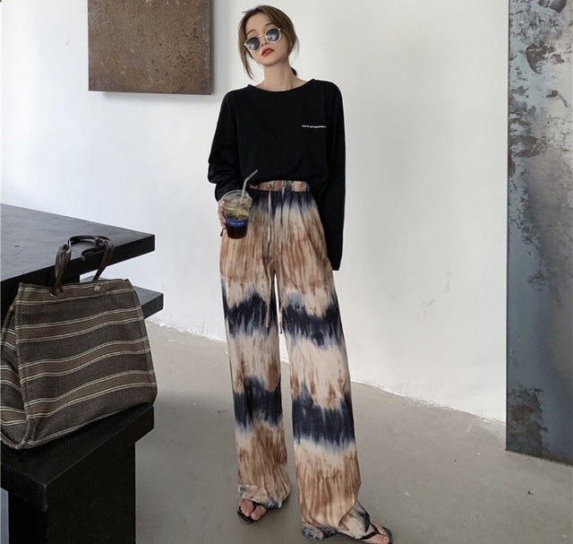 High Waist Loose Wide Leg Casual Dress Pants for Women