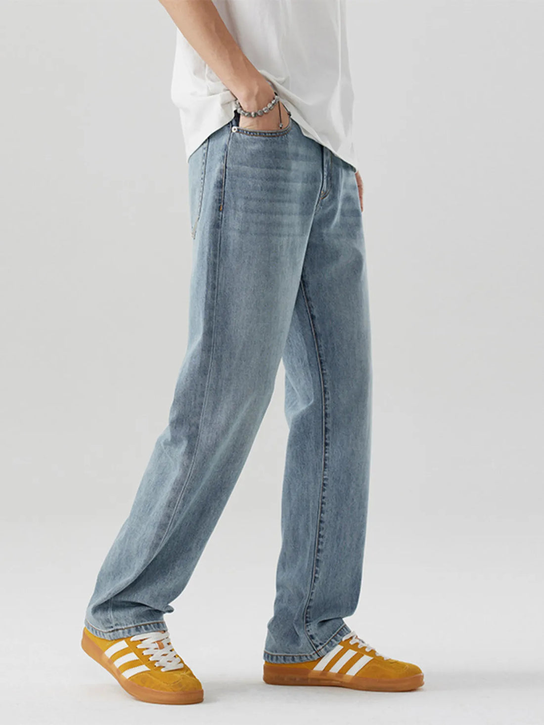 Men's Wash Relaxed Fit Jeans - cas7m