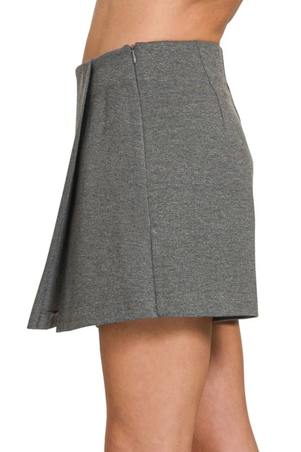 Zenana Wrap Front Skort - cas7m