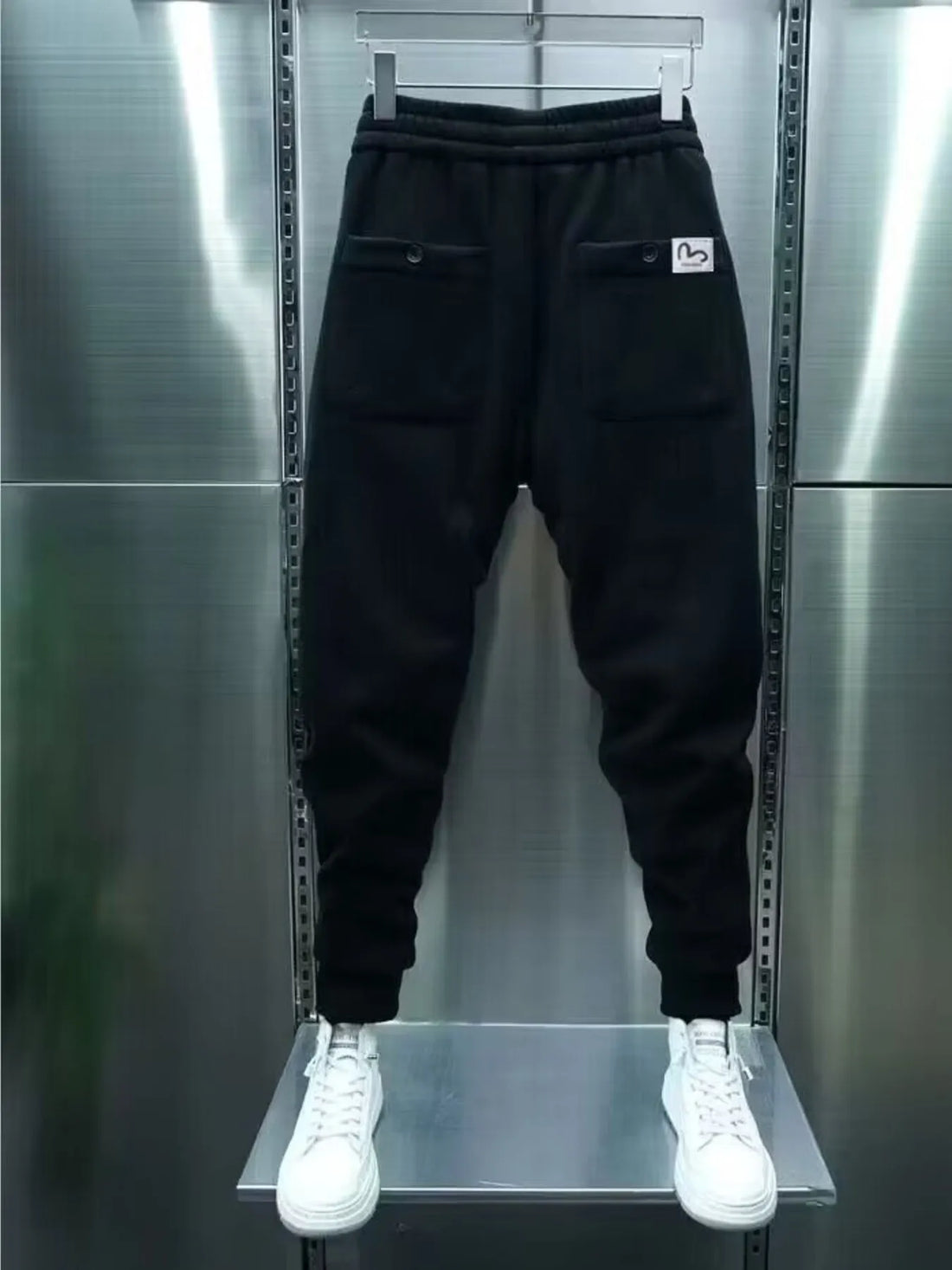Men's Plus Size Drawstring Jogger Sweatpants with Pocketed - cas7m