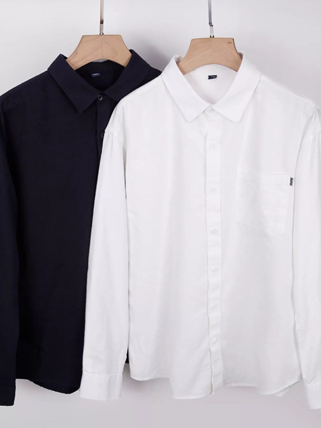 Men's Plus Size Classic Fit Long Sleeve Shirt - cas7m