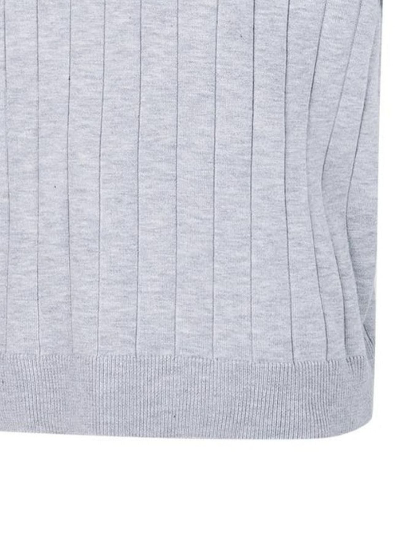 Men's Textured Knit Polo Shirt - cas7m