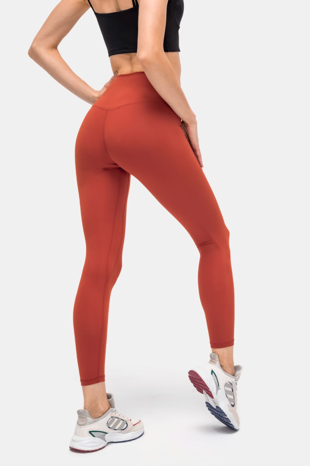 SlimFit High-Rise Butt Lift Leggings with Invisible Pocket - cas7m