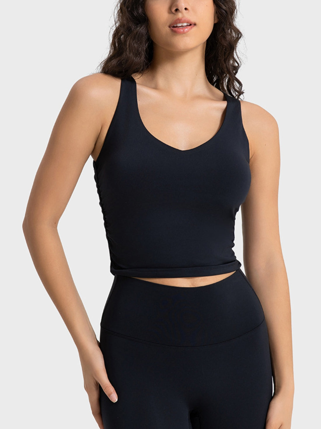 Millennia Cropped Sport Tank - cas7m