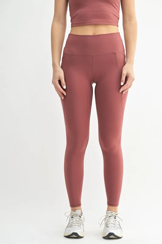 MONO B Venice Cloud Light Sculpt High-Waisted Leggings - cas7m