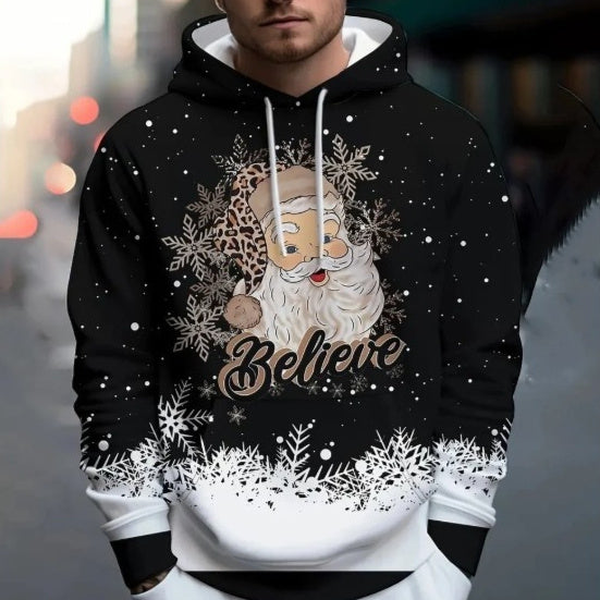 Autumn 3D Printed Men's Hoodie - cas7m