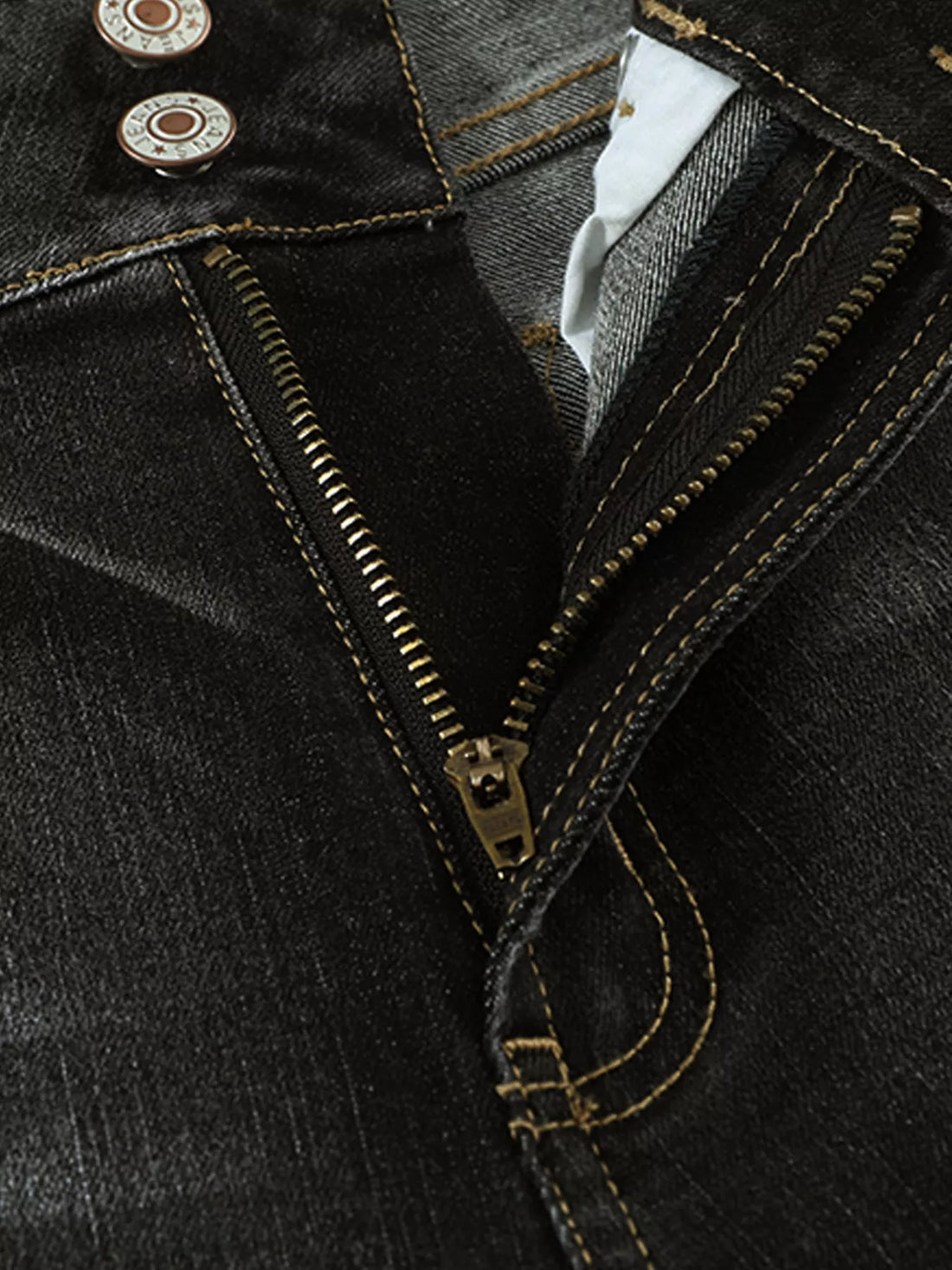 Vintage Stretch Distressed Denim Jeans - Comfort & Style - cas7m