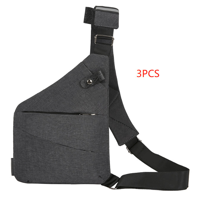 Men's Multifunctional Shoulder Bags Sports Chest Pack Bags - cas7m