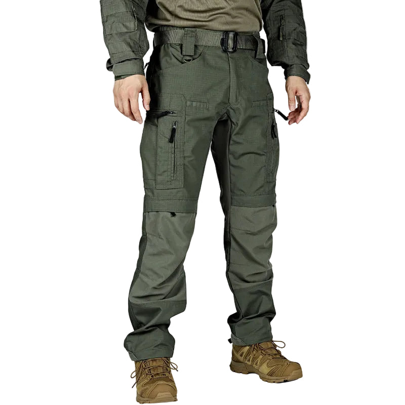 P40 Tactical Knee Pads Men Trousers Outdoor Training Military Fans Wear-resistant Breathable Multi-pocket - cas7m