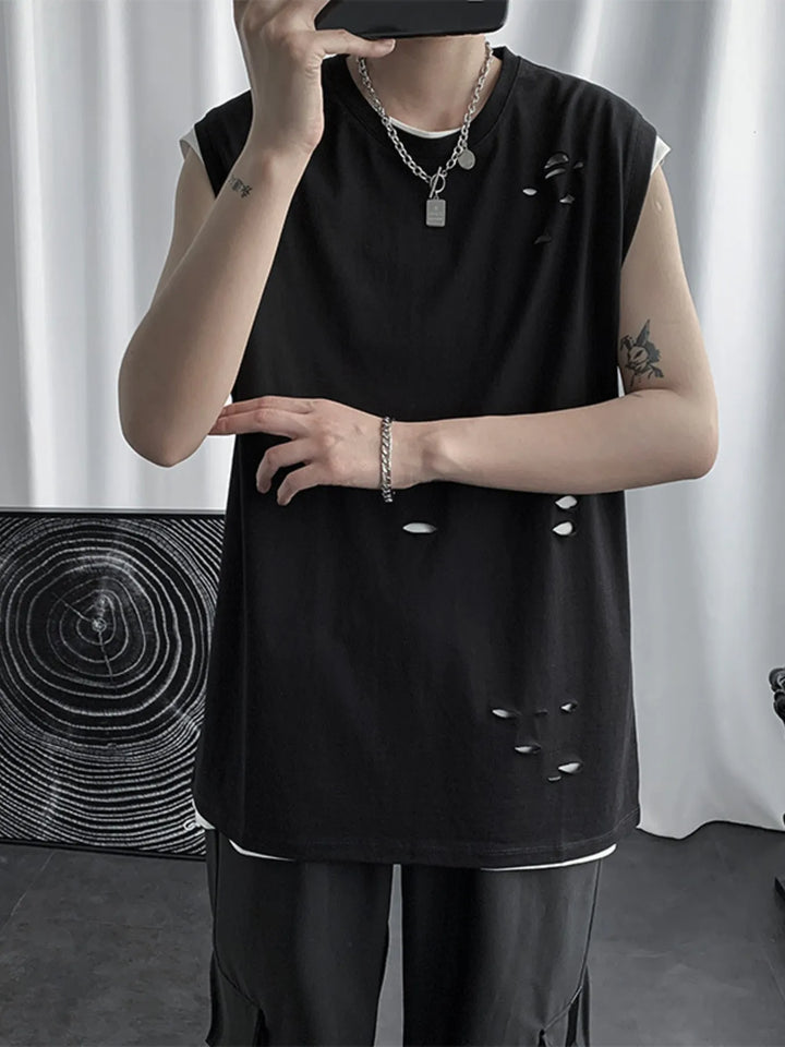 Men's Round Neck Tank - cas7m