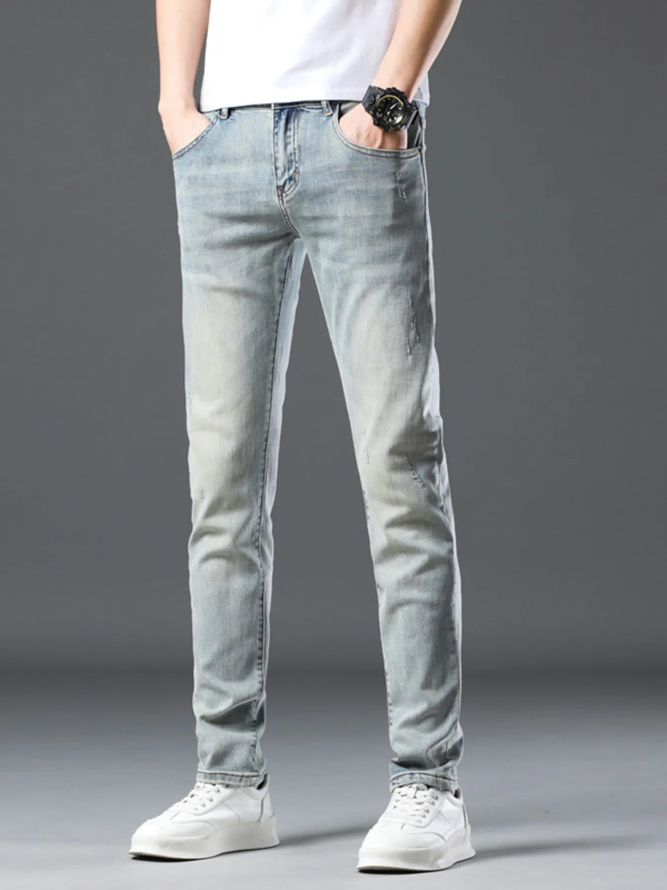 Men's Wash Slim Fit Jeans - cas7m